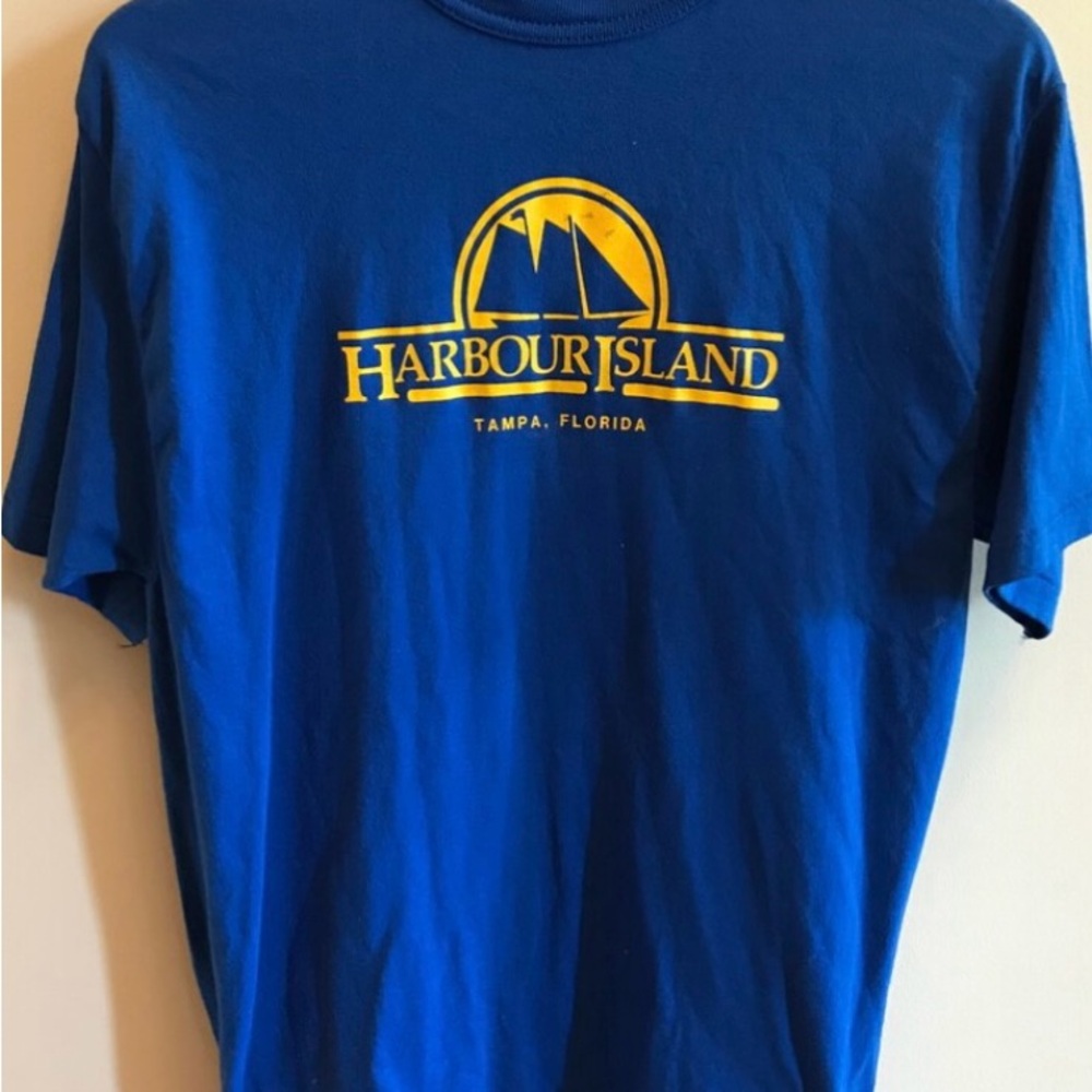 Vintage Harbour Island - Tampa, Florida shirt - LARGE - Tee Jays brand - 80’s